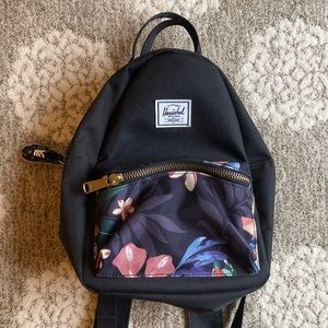 Women's Black Herschel Mini Backpack